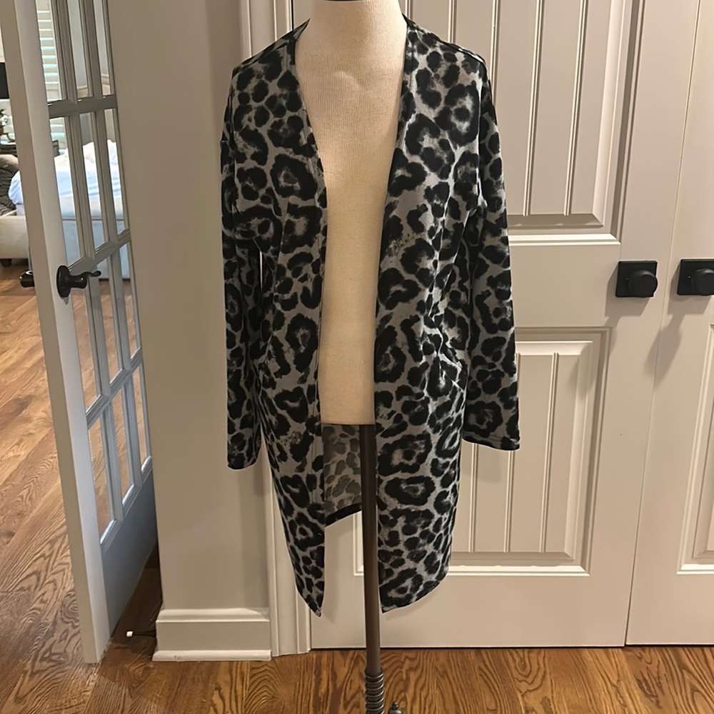 Cotton long cardigan